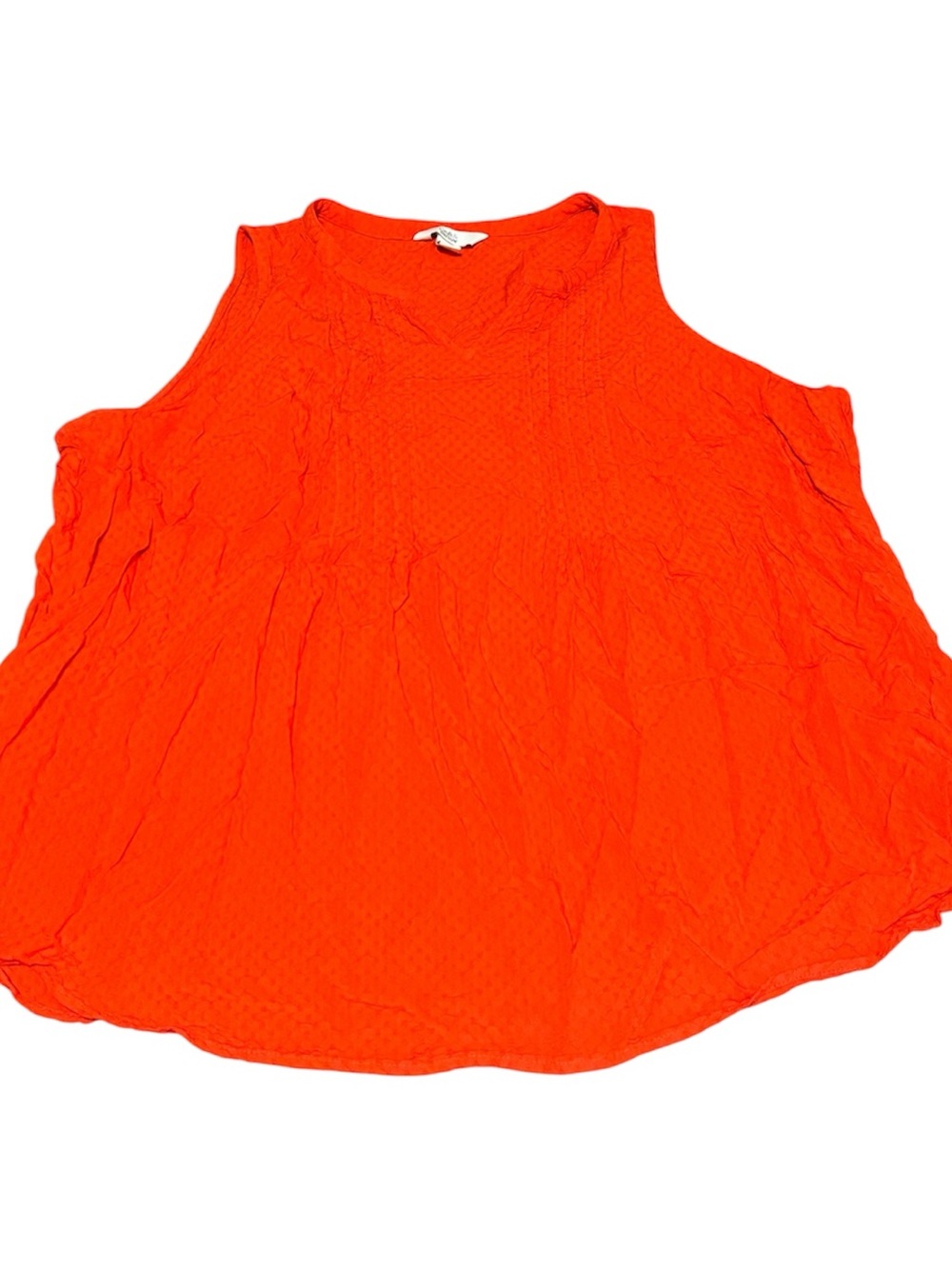 🟤🟤Bright Orange Sleeveless Women's Top